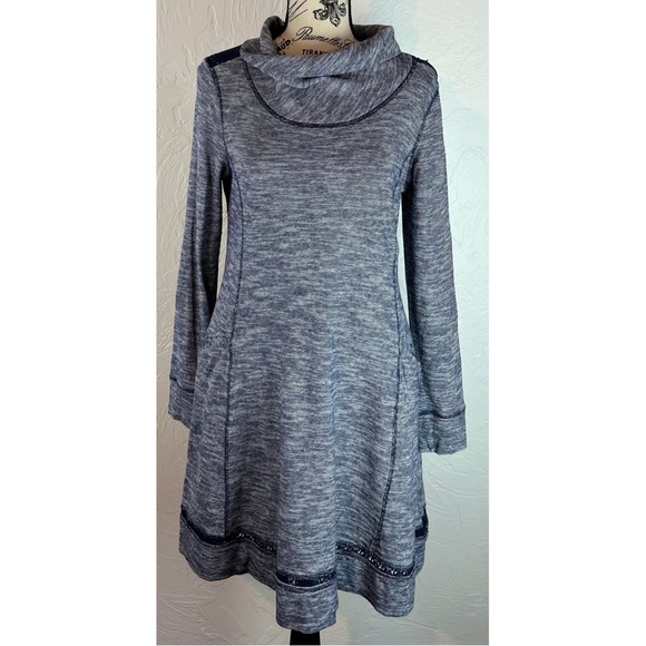 Anthropologie Saturday Sunday Cowl Neck Dress, size Medium - Picture 2 of 11